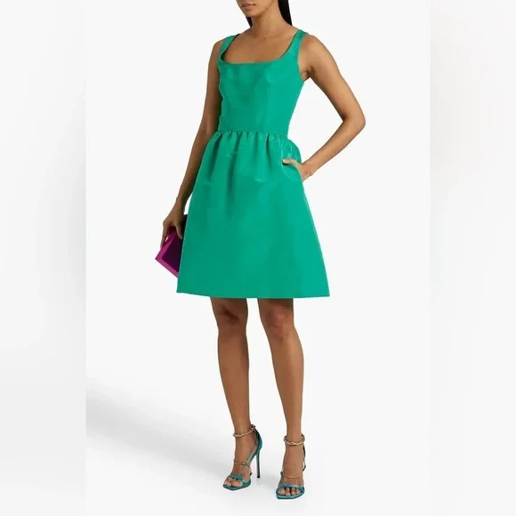 jade green mini dress O'Neill Women's Eliana Mini Dress in Jade Cream, Size XL, Viscose main image 0